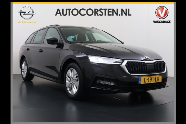Škoda Octavia Combi 1.0 e-TSI 111PK Automaat Navi Apple Carplay Android Auto Bluetooth Elek.Achterklep Cruise Control Business Edition Pdc Led DAB P-Assist Lmv 16" Isofix Licht-/Regensensor WiFi Origineel Nederlandse Auto