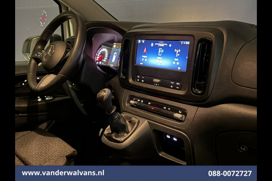 Mercedes-Benz Vito 116 CDI 164pk 2025 Model L2H1 Euro6 Airco | XL MBUX | Navigatie | Camera | Cruisecontrol Stoelverwarming, Parkeersensoren, Bijrijdersbank