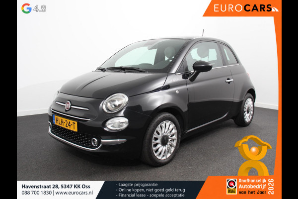 Fiat 500 1.0 Hybrid Dolcevita Panoramadak Navigatie Apple Carplay Android Auto Cruise control Climate Control Lichtmetalen Velgen