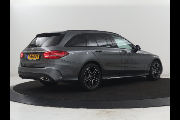 Mercedes-Benz C-Klasse Estate 300 e Business Solution AMG Limited d | SOH 88,2% | Leder/alcantara | Cruise control | Lane assist | Elektrische achterklep | 360 camera | Park assist | Carplay | Sfeerverlichting