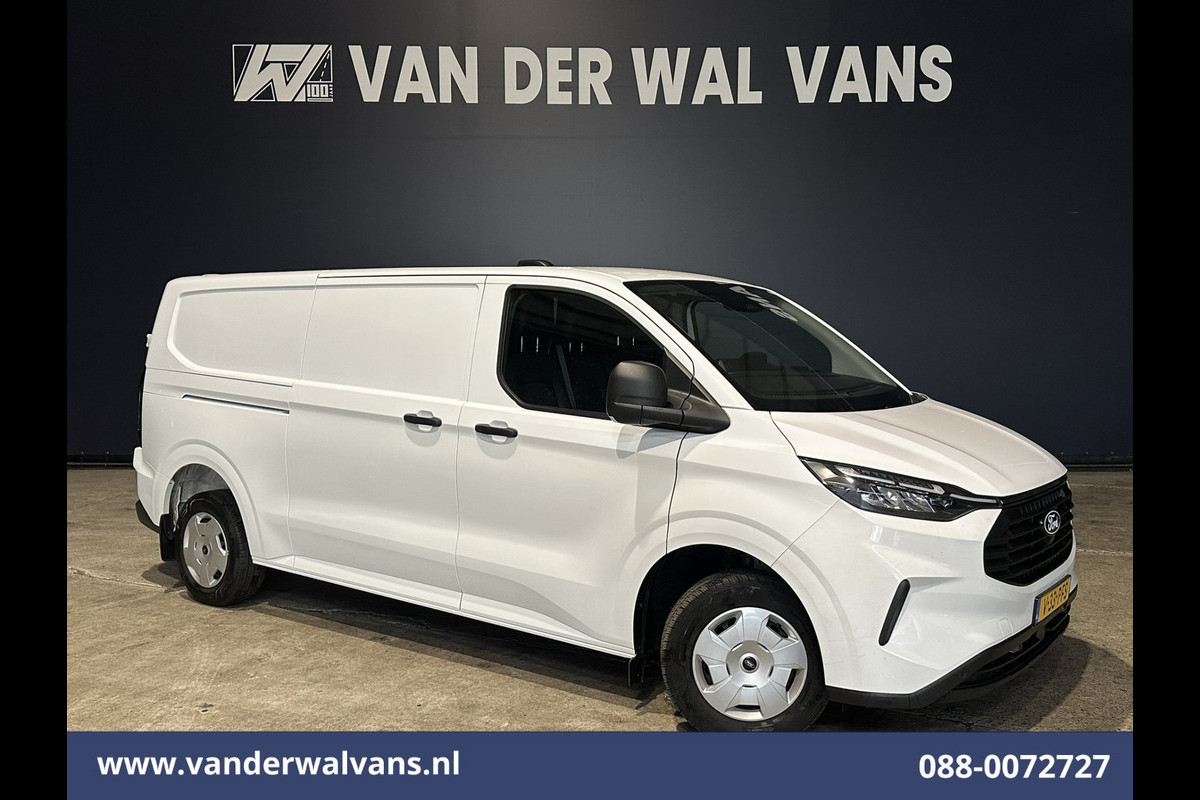 Ford Transit Custom 2.0 TDCI 136pk L2H1 Euro6 Airco | Leder | Camera | LED | Apple Carplay | Cruisecontrol Android Auto, Leder, Verwarmde voorruit, Parkeersensoren, Bijrijdersbank, 2740kg trekvermogen