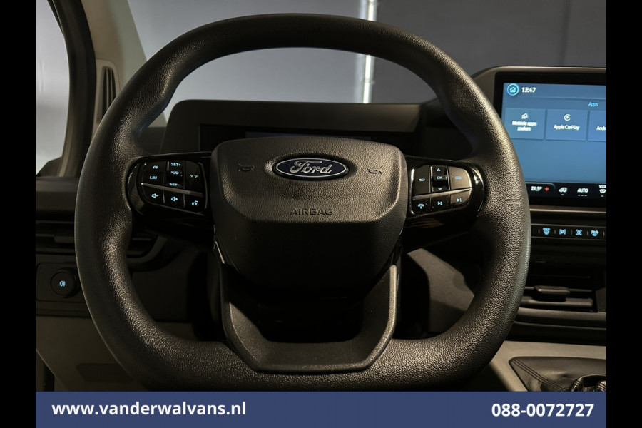 Ford Transit Custom 2.0 TDCI 136pk L2H1 Euro6 Airco | Leder | Camera | LED | Apple Carplay | Cruisecontrol Android Auto, Leder, Verwarmde voorruit, Parkeersensoren, Bijrijdersbank, 2740kg trekvermogen