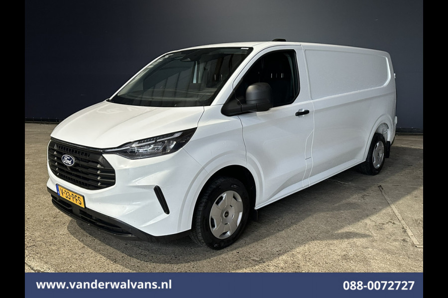 Ford Transit Custom 2.0 TDCI 136pk L2H1 Euro6 Airco | Leder | Camera | LED | Apple Carplay | Cruisecontrol Android Auto, Leder, Verwarmde voorruit, Parkeersensoren, Bijrijdersbank, 2740kg trekvermogen