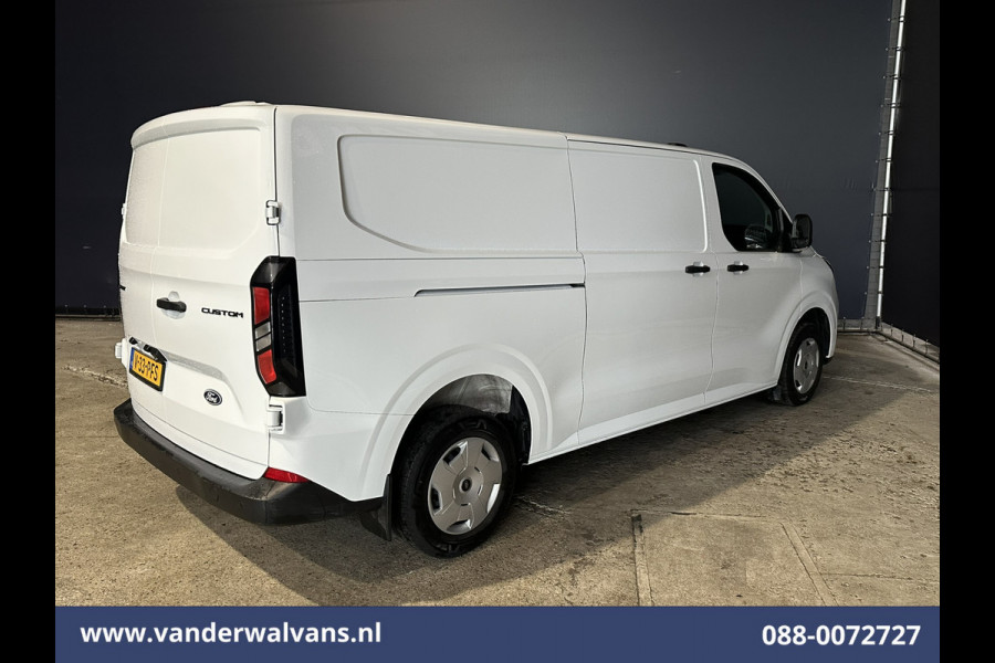 Ford Transit Custom 2.0 TDCI 136pk L2H1 Euro6 Airco | Leder | Camera | LED | Apple Carplay | Cruisecontrol Android Auto, Leder, Verwarmde voorruit, Parkeersensoren, Bijrijdersbank, 2740kg trekvermogen