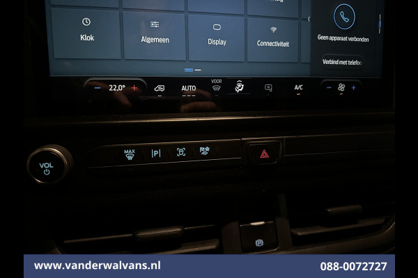 Ford Transit Custom 2.0 TDCI 136pk L2H1 Euro6 Airco | Leder Bekleding | Camera | Apple Carplay | LED Android Auto, Cruisecontrol, Verwarmde voorruit, Parkeersensoren, Bijrijdersbank, 2740kg trekvermogen