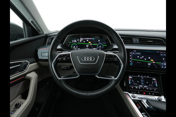 Audi Q8 e-tron 50 quattro Advanced Edition 95 kWh [3-Fase-22kW] {SoH-99%} (INCL-BTW)  Aut. *LEATHER | FULL-LED | MEMORY-PACK | ADAPTIVE-CRUISE | CAMERA | PRIVACY-GLASS | DIGI-COCKPIT | SHIFTPADDLES | DAB | AMBIENTLIGHT | TOWBAR | 20''ALU*