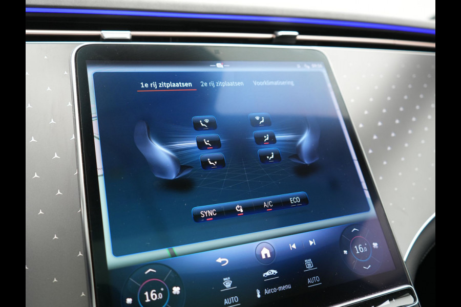 Mercedes-Benz EQE 350+ Luxury Line 91 kWh 292pk Dealer O.H. | SOH 97,5% | Panodak | Adaptive Cruise | Camera | Lederen Sportstoelen Memory & Ventilatie | Stoelen & Stuur Verwarmd | Sfeerverlichting | BLIS | Keyless | Apple Carplay | Navigatie | DAB |