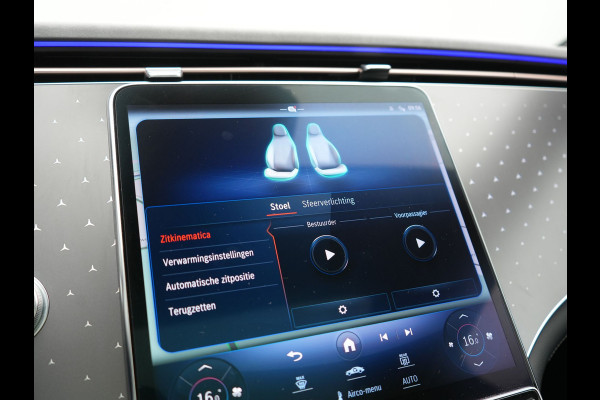 Mercedes-Benz EQE 350+ Luxury Line 91 kWh 292pk Dealer O.H. | SOH 97,5% | Panodak | Adaptive Cruise | Camera | Lederen Sportstoelen Memory & Ventilatie | Stoelen & Stuur Verwarmd | Sfeerverlichting | BLIS | Keyless | Apple Carplay | Navigatie | DAB |