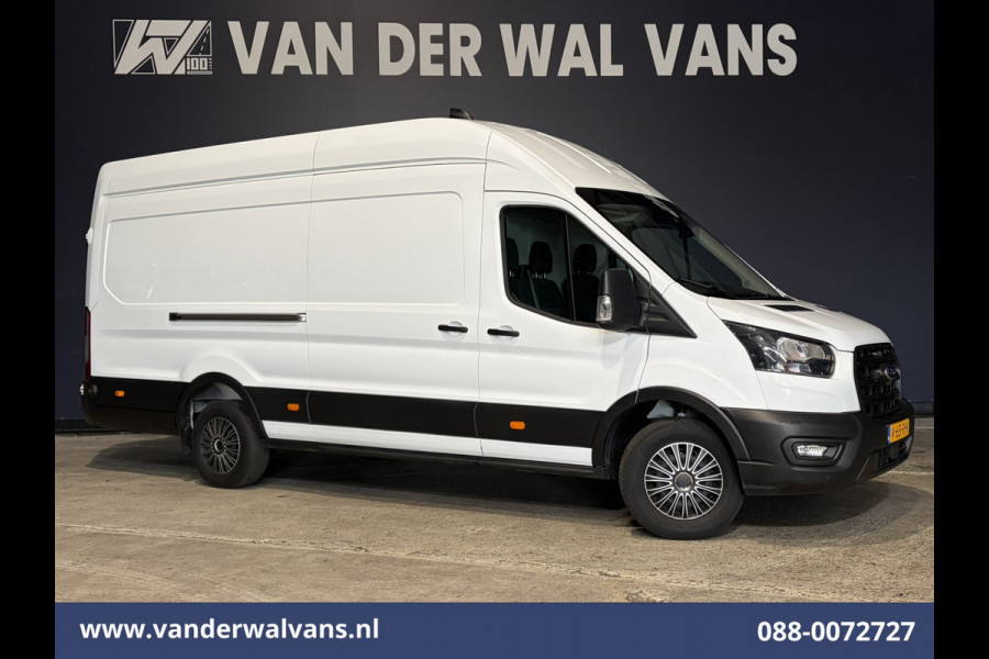 Ford Transit 2.0 TDCI 130pk L4H3 Euro6 Airco | Camera | Cruisecontrol | Verwarmde voorruit | Parkeersensoren, Bijrijdersbank