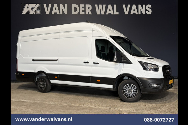 Ford Transit 2.0 TDCI 130pk L4H3 Euro6 Airco | Camera | Cruisecontrol | Verwarmde voorruit | Parkeersensoren, Bijrijdersbank