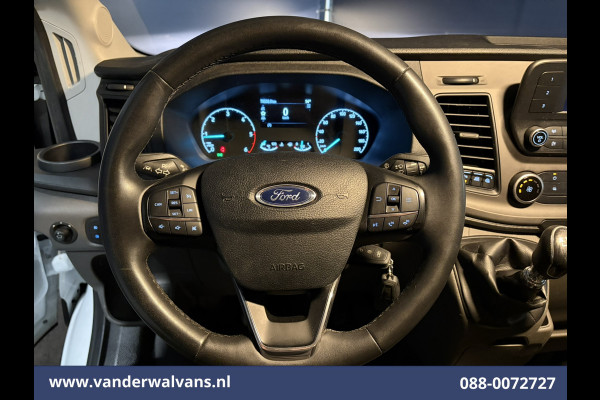 Ford Transit 2.0 TDCI 130pk L4H3 Euro6 Airco | Camera | Cruisecontrol | Verwarmde voorruit | Parkeersensoren, Bijrijdersbank