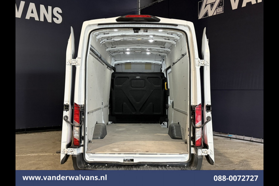 Ford Transit 2.0 TDCI 130pk L4H3 Euro6 Airco | Camera | Cruisecontrol | Verwarmde voorruit | Parkeersensoren, Bijrijdersbank