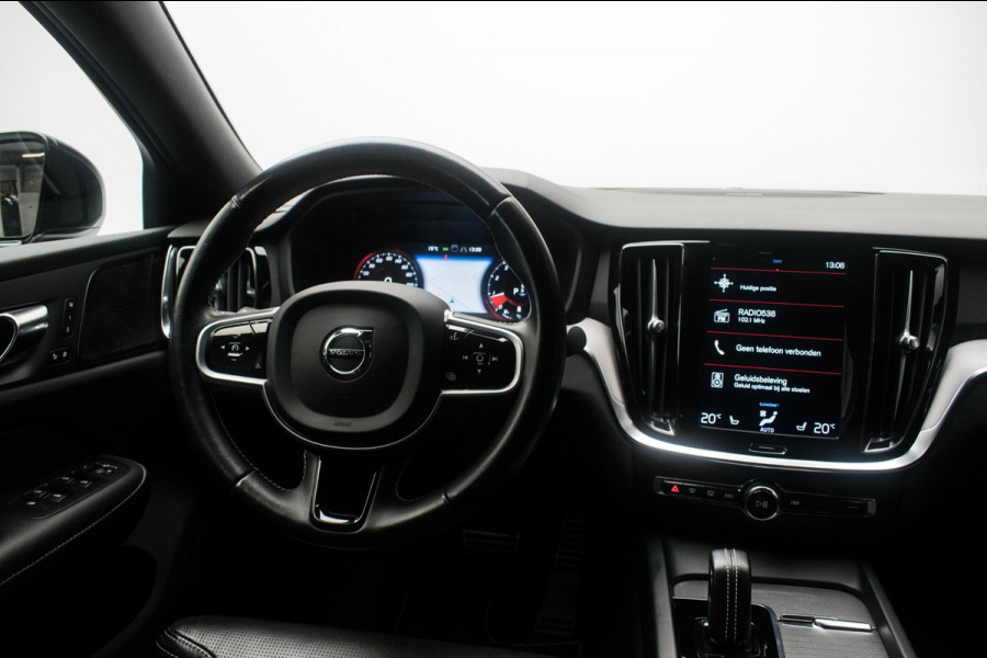 Volvo S60 2.0 B3 R-Design Black Pack NL-auto [ Massage Stoelkoeling/verwarming Harman-Kardon Nappa Memory Pilot Assist DAB ]