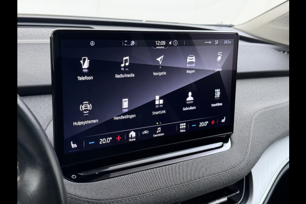 Škoda ENYAQ iV 80 204PK SOH 90% Panoramadak Adap.Cruise Warmtepomp 3-Zone Ecc Stuur+Stoelverwarming Camera Assistentie Pakket Plus Comfort Plus Lmv 20" Apple Carplay Android Auto Draadloze telefoonlader Elek.Achterklep Privacy Glas Dealeronderhouden 1e Eigenaar