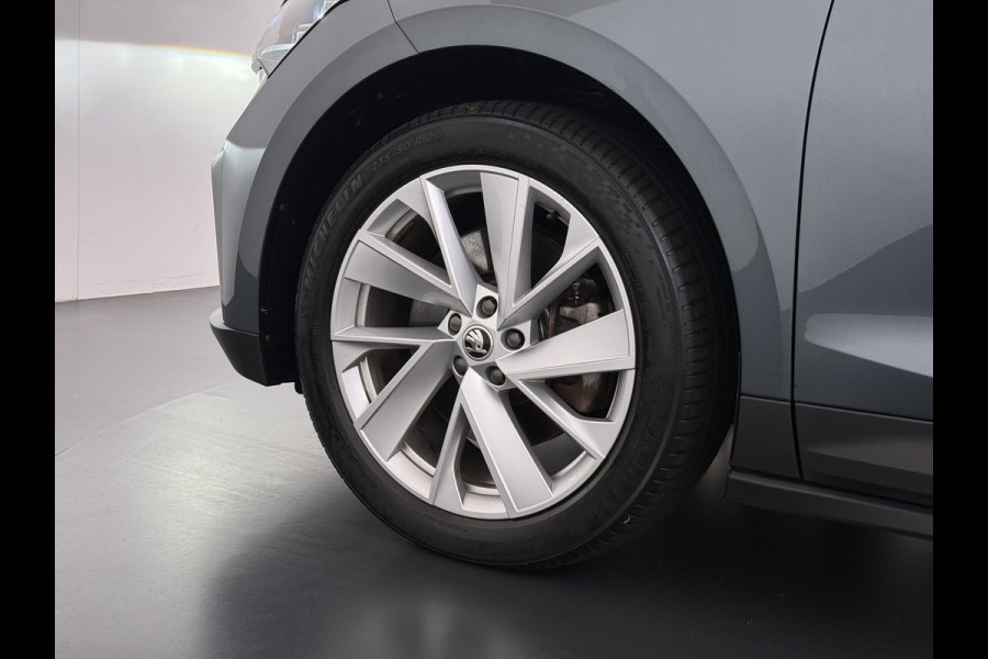 Škoda ENYAQ iV 80 204PK SOH 90% Panoramadak Adap.Cruise Warmtepomp 3-Zone Ecc Stuur+Stoelverwarming Camera Assistentie Pakket Plus Comfort Plus Lmv 20" Apple Carplay Android Auto Draadloze telefoonlader Elek.Achterklep Privacy Glas Dealeronderhouden 1e Eigenaar