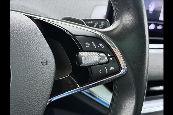 Škoda ENYAQ iV 80 204PK SOH 90% Panoramadak Adap.Cruise Warmtepomp 3-Zone Ecc Stuur+Stoelverwarming Camera Assistentie Pakket Plus Comfort Plus Lmv 20" Apple Carplay Android Auto Draadloze telefoonlader Elek.Achterklep Privacy Glas Dealeronderhouden 1e Eigenaar