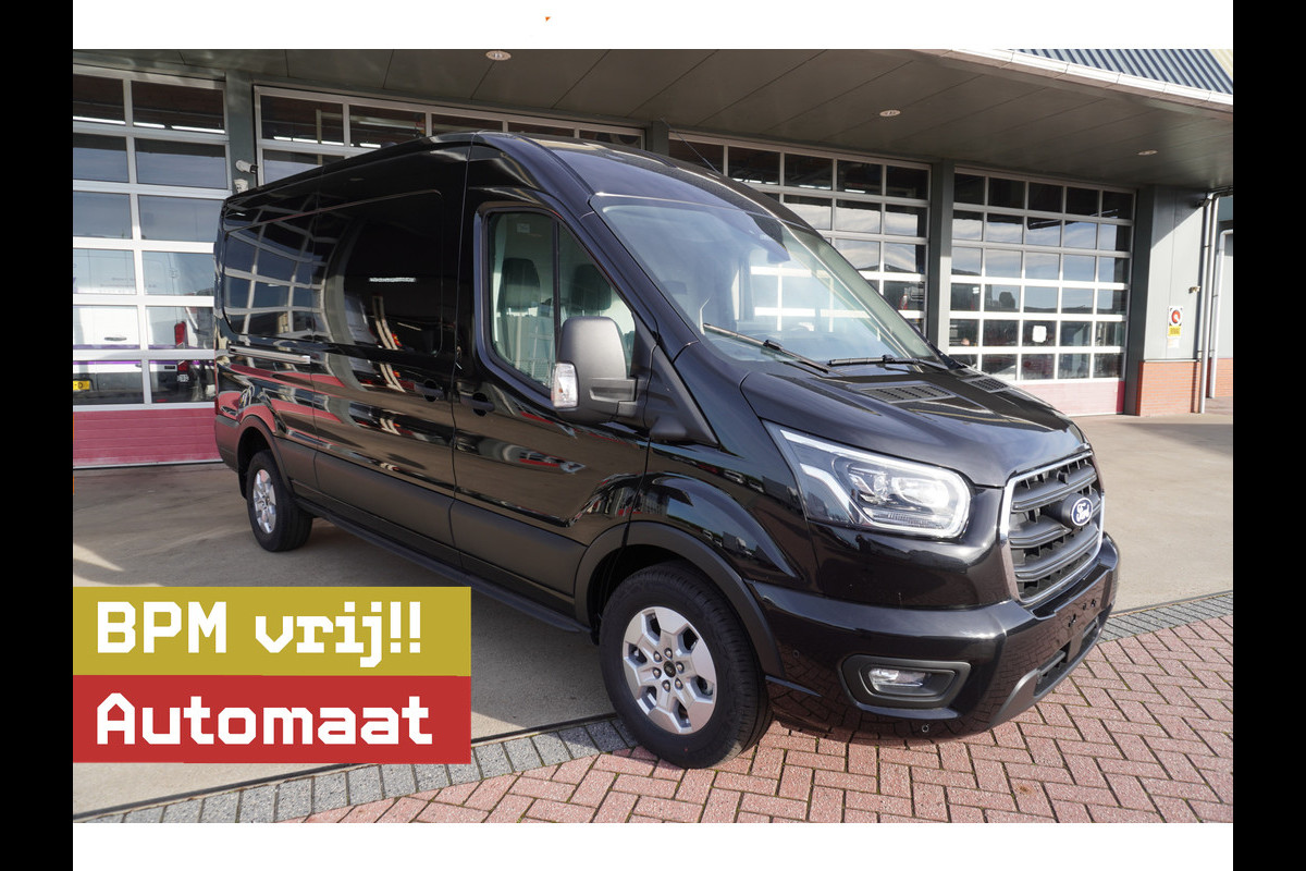 Ford Transit 350L 2.0 TDCI 165PK L3H2 Limited Automaat Schuifdeur L+R nr. V111 | Airco | Adap.Cruise | 360 Camera | Navi | Trekhaak