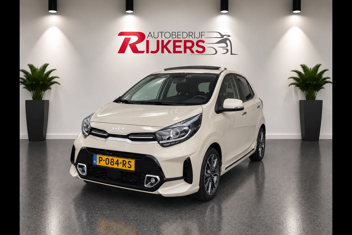 Kia Picanto 1.0 T-GDi GT-Line 100PK Schuif/kanteldak,Apple Carpl,NL auto,Camera A,Cruise Contr,Navi,Stoel+stuur verwarming