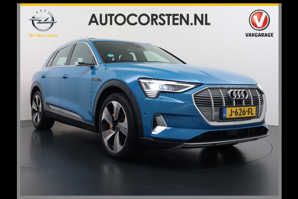 Audi e-tron 55 Quattro Advanced Pro Line Plus Edition One 95kWh SOH 91% 408PK Virtual Mirrors Bang&Olufsen® Trekhaak Panoramadak Leder+Geven Apple Carplay Android Auto Tour pakket DAB Elek.Achterklep Akoestisch zijruiten Matrix-Led Lmv 20" Luchtvering 1.800KG Trekgewicht