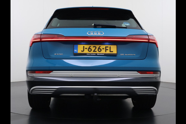 Audi e-tron 55 Quattro Advanced Pro Line Plus Edition One 95kWh SOH 91% 408PK Virtual Mirrors Bang&Olufsen® Trekhaak Panoramadak Leder+Geven Apple Carplay Android Auto Tour pakket DAB Elek.Achterklep Akoestisch zijruiten Matrix-Led Lmv 20" Luchtvering 1.800KG Trekgewicht