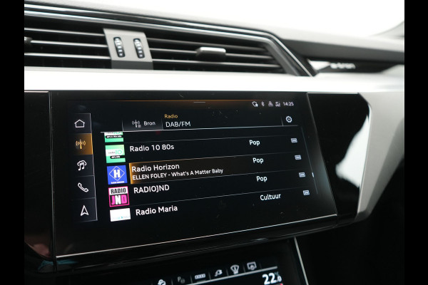 Audi Q8 e-tron 55 quattro S Line 114 kWh Dealer O.H | Trekhaak Afn. | Luchtvering | 360 Camera | Head Up | Adaptive Cruise | Matrix LED | Alcantara Sportstoelen Verwarmd | Apple Carplay | Keyless | Blis | Navigatie | Virtual | DAB | 20"L.M |
