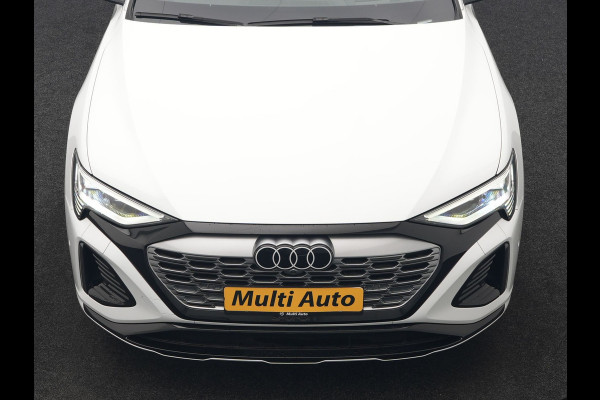 Audi Q8 e-tron 55 quattro S Line 114 kWh Dealer O.H | Trekhaak Afn. | Luchtvering | 360 Camera | Head Up | Adaptive Cruise | Matrix LED | Alcantara Sportstoelen Verwarmd | Apple Carplay | Keyless | Blis | Navigatie | Virtual | DAB | 20"L.M |