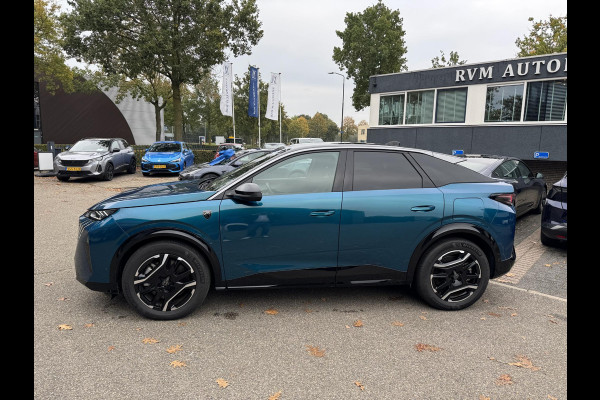 Peugeot E-3008 GT 73 kWh SOH 97%| WARMTEPOMP | 360° CAMERA| | KEYLESS ENTRY | 14.432KM! | DIGI. DASH| DEALER ONDERHOUDEN | CARPLAY/ ANDROID AUTO| EL.KLEP | STOEL + STUUR VERW. | 12 MND BOVAG GARANTIE