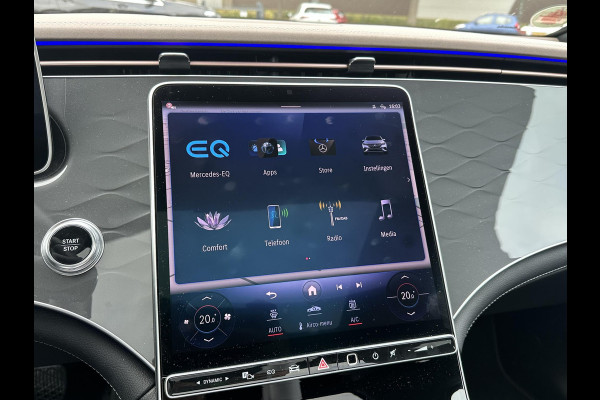 Mercedes-Benz EQE 350+ 15.000 KM! | 360 CAMERA | PANO DAK | LEDER | EL. STOELEN MET GEHEUGEN | DIGIT. DASHB | SFEER VERL. | CARPLAY | DEALER ONDERH. | DODE HOEK |