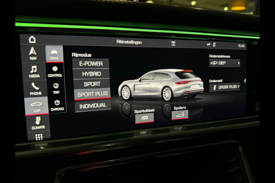 Porsche Panamera Sport Turismo 2.9 4 E-Hybrid Pano|Bose|360c|Sportdesign