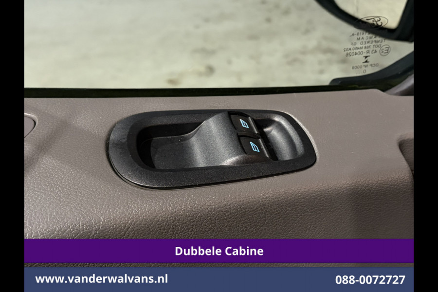 Ford Transit 2.0 TDCI 185pk L3H2 Dubbele Cabine Euro6 Airco | 5-Zits | Camera | Navigatie | Apple Carplay | LED | Xenon Android Auto, Trekhaak, Cruisecontrol, Stoelverwarming, Verwarmde Voorruit, Parkeersensoren