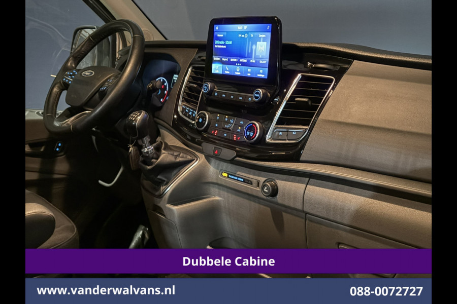 Ford Transit 2.0 TDCI 185pk L3H2 Dubbele Cabine Euro6 Airco | 5-Zits | Camera | Navigatie | Apple Carplay | LED | Xenon Android Auto, Trekhaak, Cruisecontrol, Stoelverwarming, Verwarmde Voorruit, Parkeersensoren
