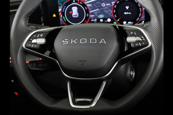 Škoda Kodiaq 1.5 TSI PHEV Sportline Business 204 pk Automaat (DSG) | Verlengde garantie | Navigatie | Panoramadak | Trekhaak (wegklapbaar) | Parkeersensoren | Achteruitrijcamera | Adaptieve cruise control | Stoelverwarming v/a |