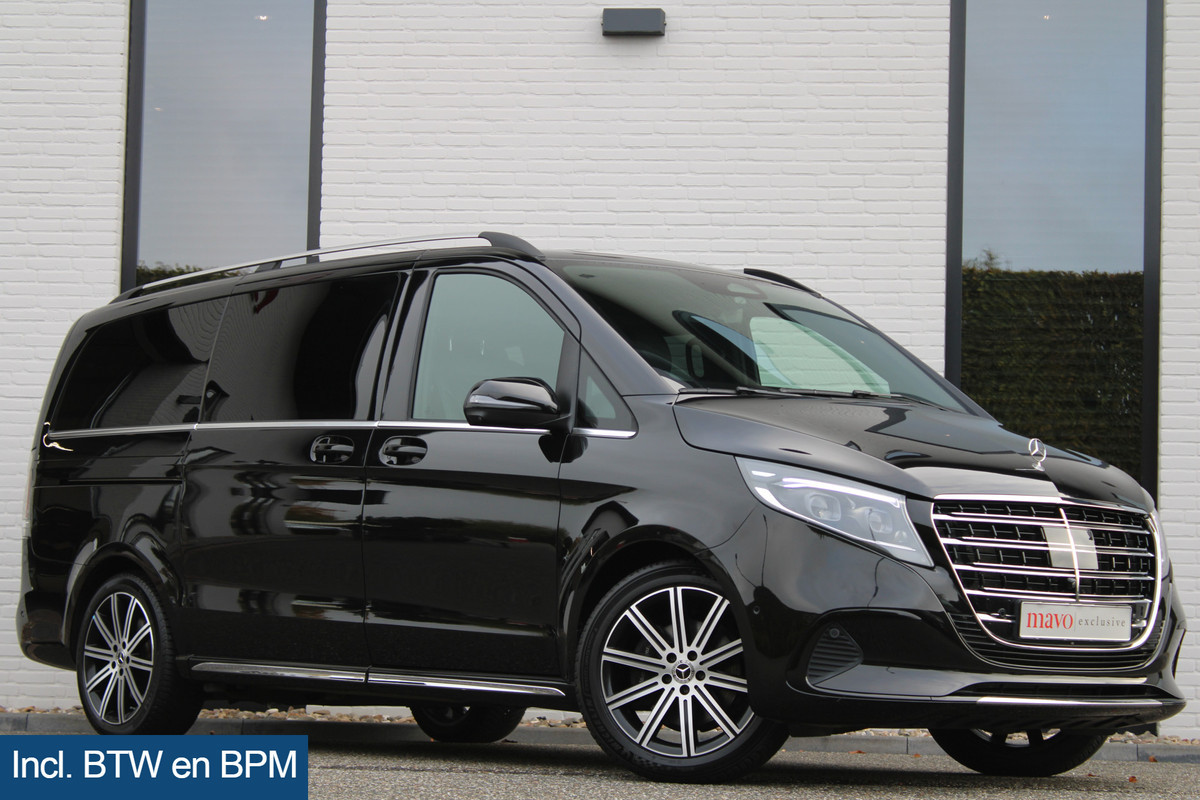Mercedes-Benz V-Klasse 300d / AMG / Exclusive / 7-Pers / 4-Matic / Luchtv / Elec Stoel / Burmester / Vol Opties / NIEUWSTAAT