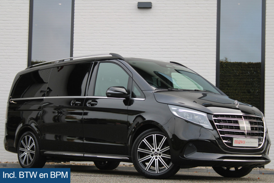 Mercedes-Benz V-Klasse 300d / AMG / Exclusive / 7-Pers / 4-Matic / Luchtv / Elec Stoel / Burmester / Vol Opties / NIEUWSTAAT