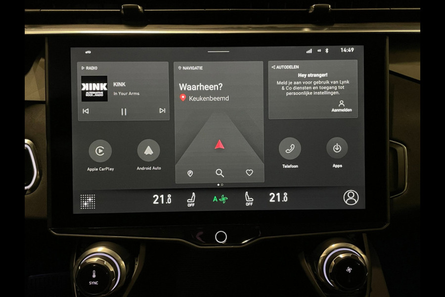 Lynk & Co 01 1.5|PHEV|NL-AUTO|NAP|BLUE|PANO|ACC|CAMERA|ANDROID/CARPLAY|STOELVERW|INFINITY AUDIO|MEMORY|ELEK. A-KLEP + INTERIEUR|
