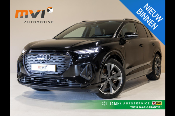 Audi Q4 e-tron 40 S-Line Competition 77 kWh SOH 93% / 204pk / Achteruitrij camera / Ruitjesbekleding / Head-up display /