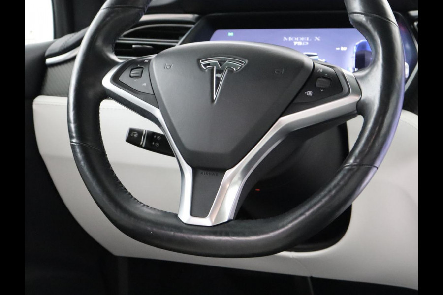 Tesla Model X 75D Base | SOH 88,4% | Leder | Memory | Cruise Control | Stuur/stoel verwarming | Camera | Park assist | Sfeerverlichting | Climate control