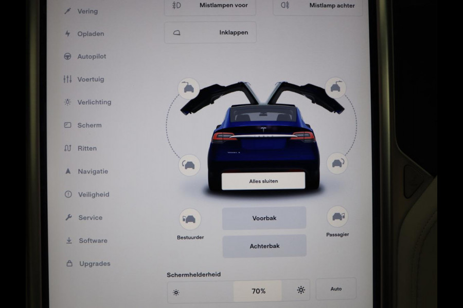 Tesla Model X 75D Base | SOH 88,4% | Leder | Memory | Cruise Control | Stuur/stoel verwarming | Camera | Park assist | Sfeerverlichting | Climate control