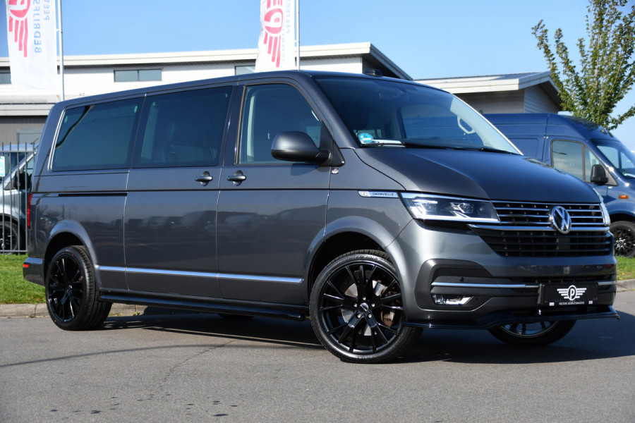 Volkswagen Transporter 2.0 TDI L2H1 30 DC Caravelle FULL OPTIONS! Adaptieve Cruise, Camera, Carplay, 2 x Schuifdeur, Leder, LED, 204pk, Automaat, Clima, Stoelverwarming, Uniek!