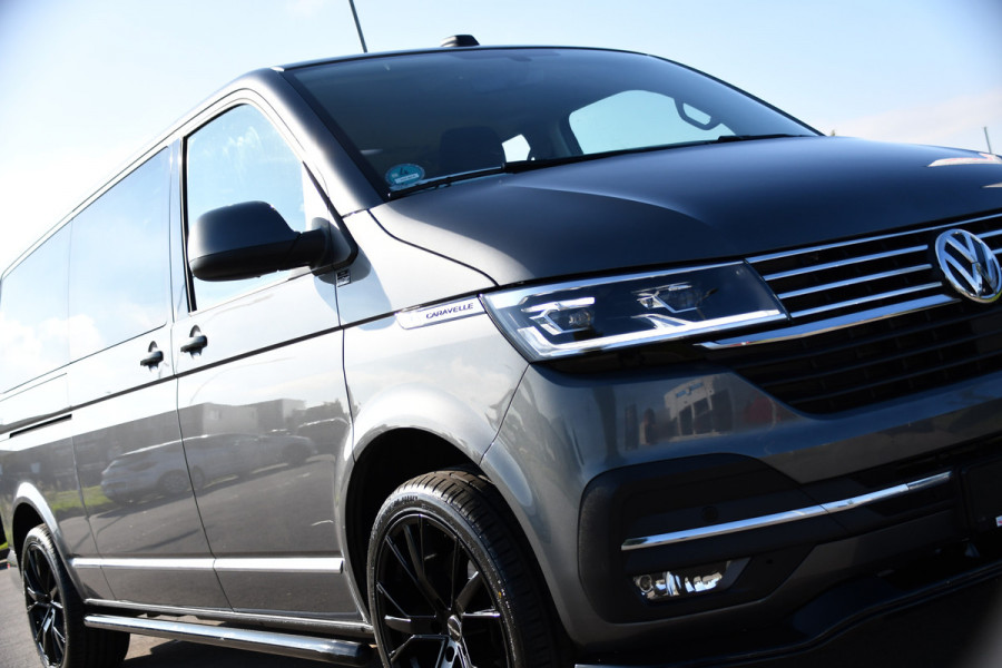 Volkswagen Transporter 2.0 TDI L2H1 30 DC Caravelle FULL OPTIONS! Adaptieve Cruise, Camera, Carplay, 2 x Schuifdeur, Leder, LED, 204pk, Automaat, Clima, Stoelverwarming, Uniek!