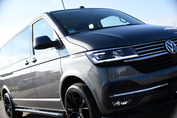 Volkswagen Transporter 2.0 TDI L2H1 30 DC Caravelle FULL OPTIONS! Adaptieve Cruise, Camera, Carplay, 2 x Schuifdeur, Leder, LED, 204pk, Automaat, Clima, Stoelverwarming, Uniek!