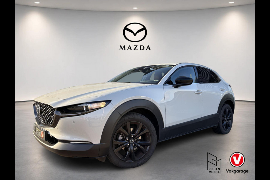 Mazda CX-30 2.5 e-SkyActiv-G M Hybrid Nagisa | AUTOMAAT | T/M MEI 2029 FABRIEKSGARANTIE | CAMERA | HALF LEDEREN BEKLEDING |