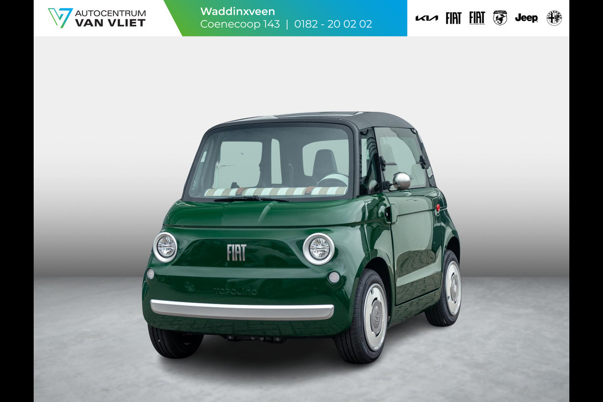 Fiat TOPOLINO Speciale | Uit voorraad leverbaar | Uniek | British Racing Green | Leder Amaretto