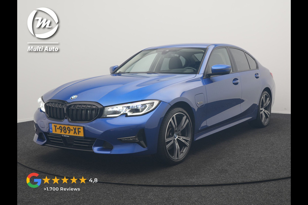 BMW 3-serie 320e Advantage PHEV 204pk Dealer O.H | SOH 87,2% | Head Up | Adaptive Cruise | Camera | Adaptief Onderstel | Laser LED | Lederen Sportstoelen Memory & Verwarmd | Apple Carplay | Blis | Virtual | Navigatie | DAB | 19"L.M |