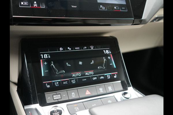 Audi Q8 e-tron 55 quattro S Line 114 kWh Dealer O.H | Trekhaak Afn. | Adaptive Cruise | Matrix LED | Head Up | 360 Camera | Lederen Sportstoelen Memory & Ventilatie | Stuur & Stoelverwarming | Navigatie | Virtual | DAB | 21"L.M |