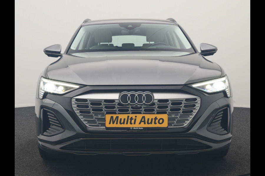 Audi Q8 e-tron 55 quattro S Line 114 kWh Dealer O.H | Trekhaak Afn. | Adaptive Cruise | Matrix LED | Head Up | 360 Camera | Lederen Sportstoelen Memory & Ventilatie | Stuur & Stoelverwarming | Navigatie | Virtual | DAB | 21"L.M |
