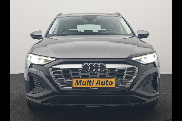 Audi Q8 e-tron 55 quattro S Line 114 kWh Dealer O.H | Trekhaak Afn. | Adaptive Cruise | Matrix LED | Head Up | 360 Camera | Lederen Sportstoelen Memory & Ventilatie | Stuur & Stoelverwarming | Navigatie | Virtual | DAB | 21"L.M |