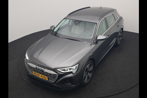 Audi Q8 e-tron 55 quattro S Line 114 kWh Dealer O.H | Trekhaak Afn. | Adaptive Cruise | Matrix LED | Head Up | 360 Camera | Lederen Sportstoelen Memory & Ventilatie | Stuur & Stoelverwarming | Navigatie | Virtual | DAB | 21"L.M |