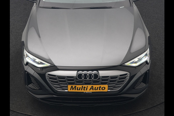 Audi Q8 e-tron 55 quattro S Line 114 kWh Dealer O.H | Trekhaak Afn. | Adaptive Cruise | Matrix LED | Head Up | 360 Camera | Lederen Sportstoelen Memory & Ventilatie | Stuur & Stoelverwarming | Navigatie | Virtual | DAB | 21"L.M |