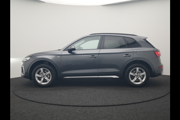 Audi Q5 55 TFSI e S Line PHEV 367pk Dealer O.H | Trekhaak Af Fabriek | Adaptive Cruise | 360 Camera | Bang & Olufsen | Matrix LED | Lederen Sportstoelen Memory & Verwarmd | Apple Carplay | Keyless | Stuurverwarming | Navigatie | Virtual |